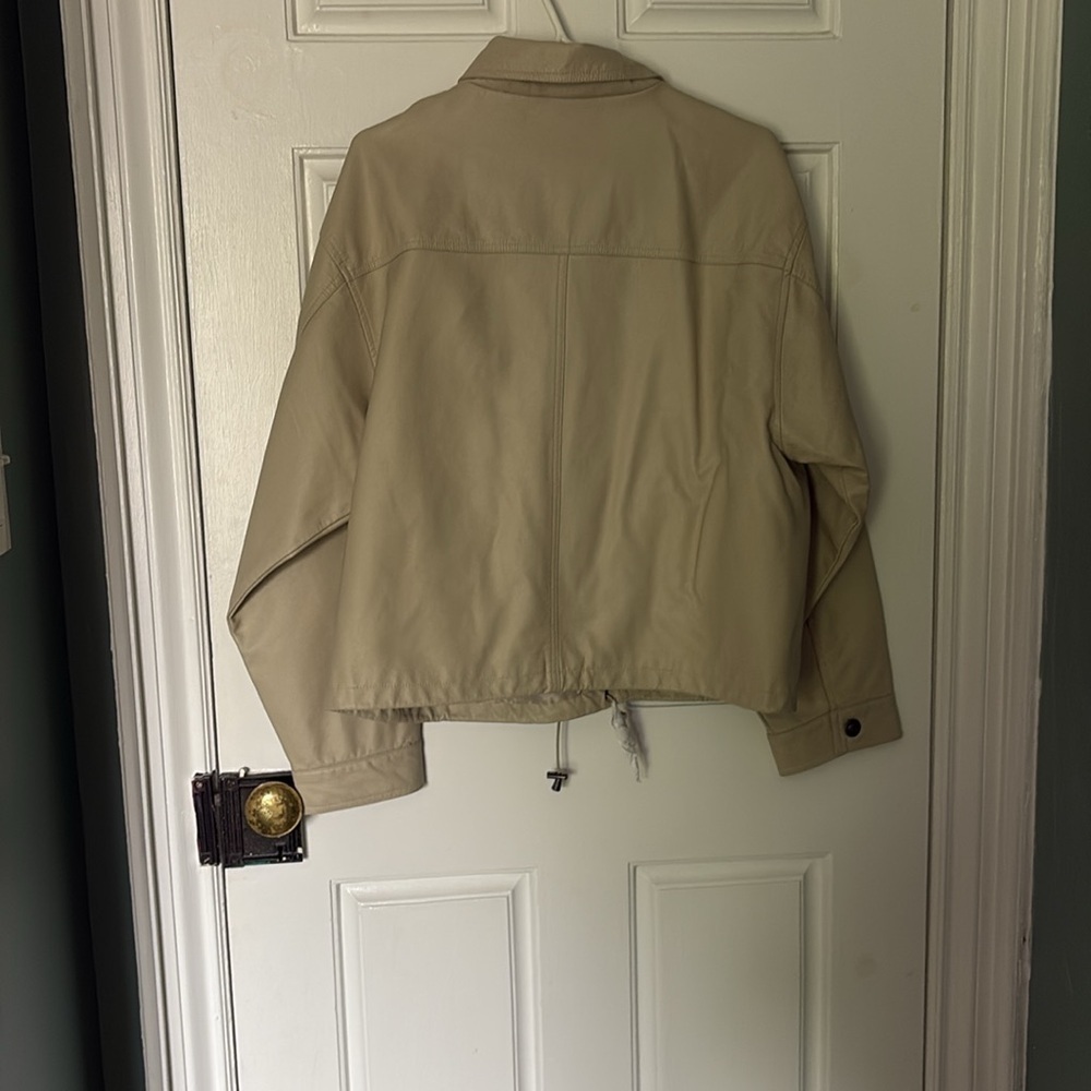 Max Studios Faux Leather Jacket - Picture 2 of 3